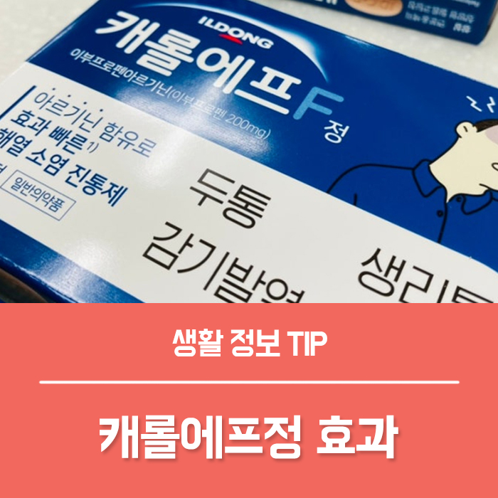  캐롤에프정 가격, 효과 부작용 복용법 총정리!