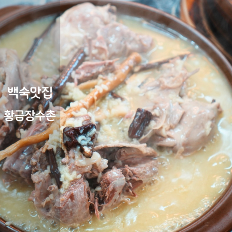  겨울 보양식 오산 오리백숙 동탄 누룽지 백숙 맛집 황금장수촌