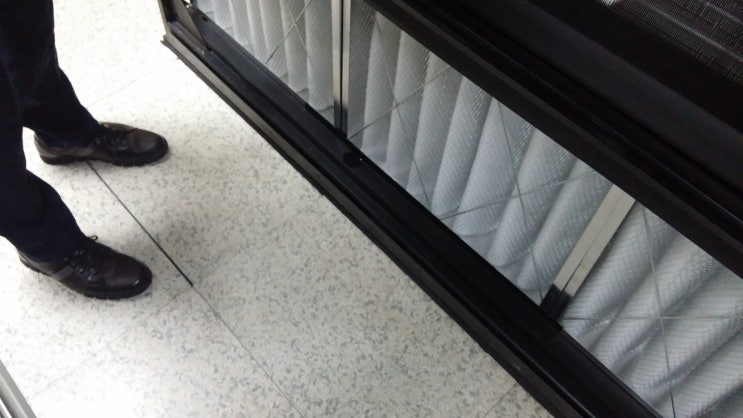  서버룸 유지보수 항온항습기 소모품 Air Filter(에어필터) 교체
