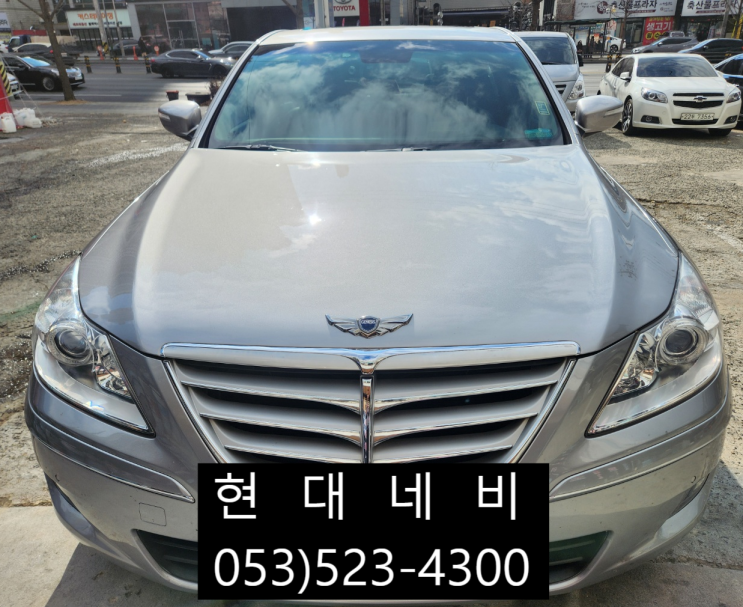  대구 제네시스BH AVN 순정네비게이션 화면출력불량 화면백화불량 수리