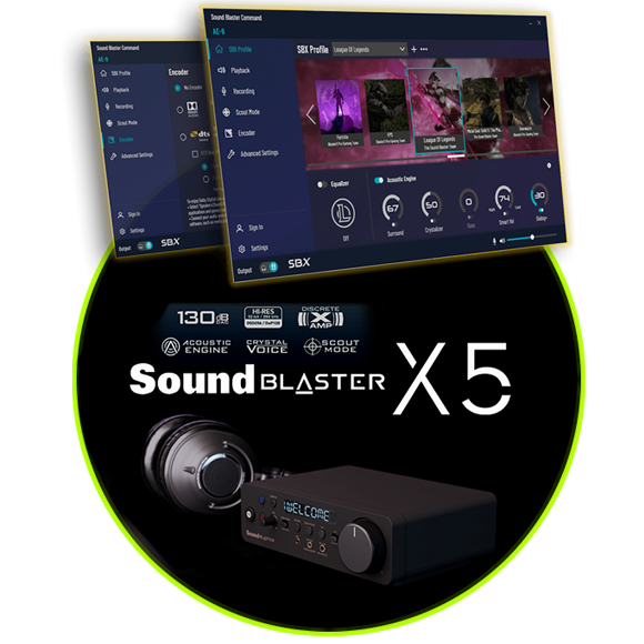  [사운드카드] Creative AE-9:X5 USB DAC