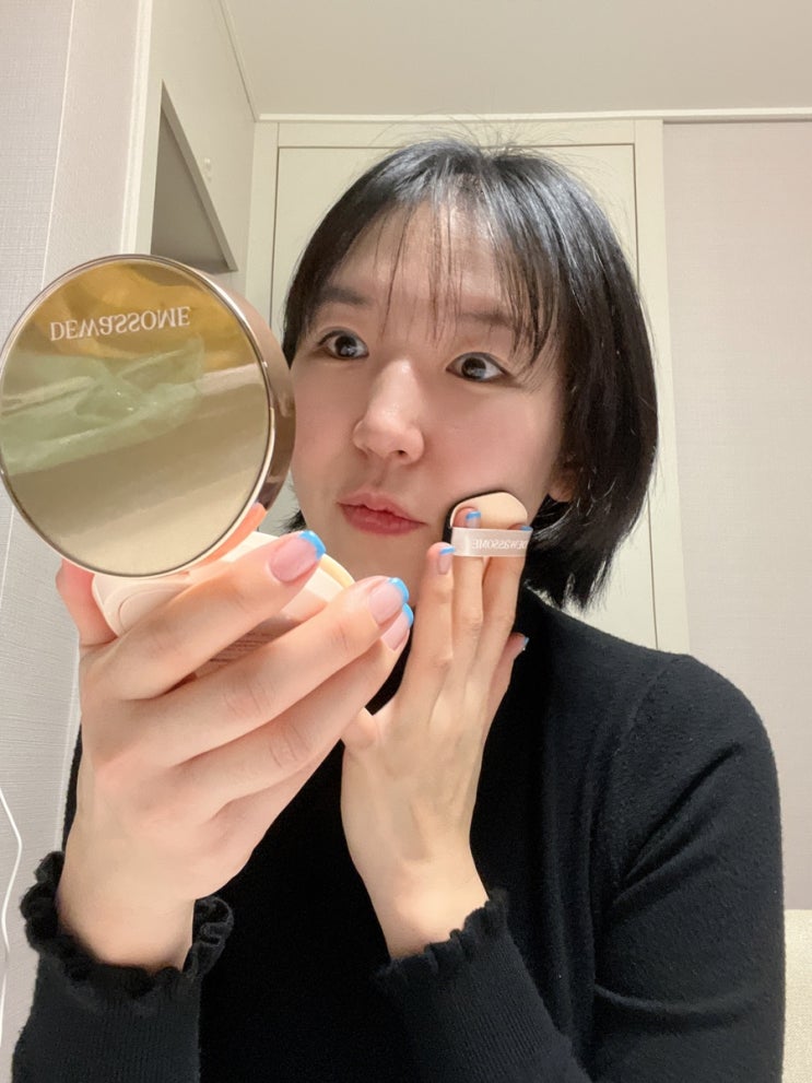  광채와 커버를 한 번에! 듀어썸 글루타치온 듀얼 커버 톤업 쿠션으로 유리알광채피부로 메이크업하기