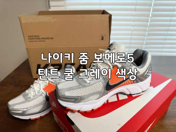  [나이키 줌 보메로5] 플래티넘 틴트 쿨 그레이 265 사이즈