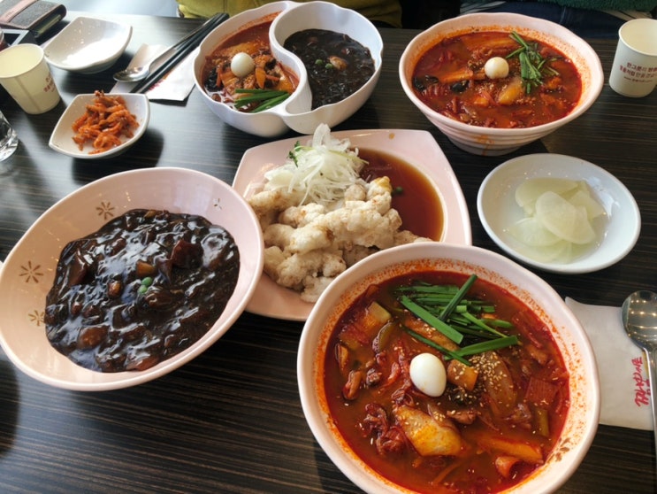  송도 중국집 맛집 지존짬뽕 탕수육 짜장면 매운짬뽕 존맛