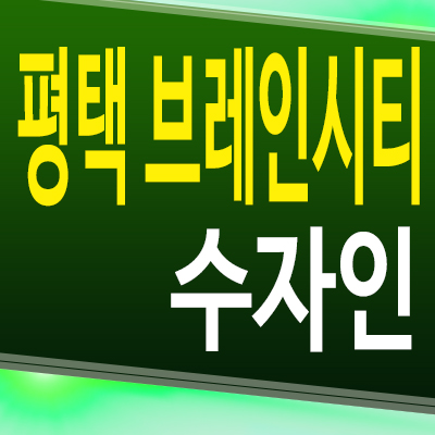  평택 브레인시티 수자인 장안동 아파트 분양가 공급 조건