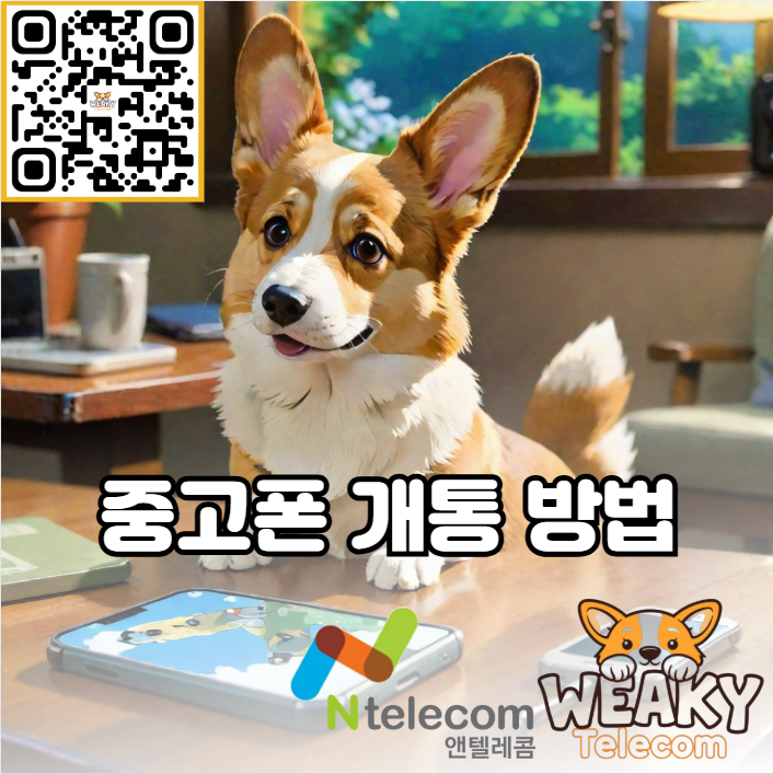  중고폰 개통 집에서 5분이면 바로 할 수 있다고?
