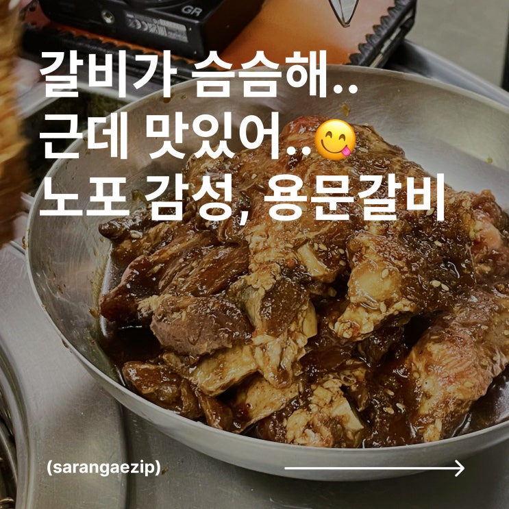 [용산/효창공원역] 50년 전통 돼지갈비 맛집, 용문갈비 솔직 후기 (메뉴/맛)