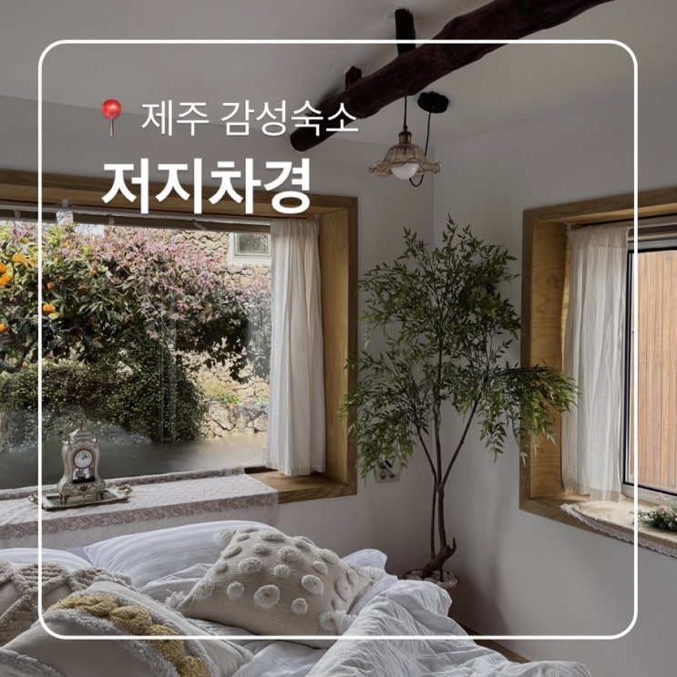 제주독채숙소 저지차경 자쿠지 있는 감성숙소 찐만족후기