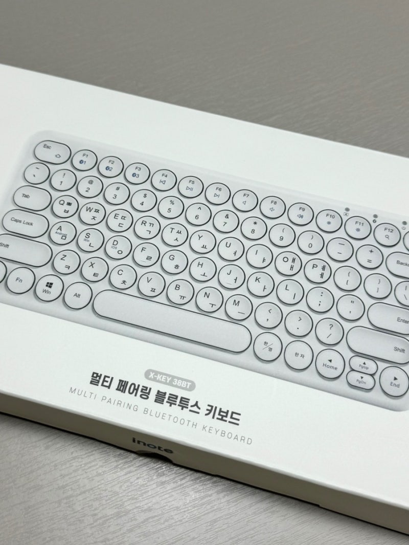 아이패드 가성비 블루투스 키보드 '아이노트 X-KEY 38BT'
