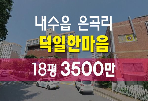  내수 은곡 덕일한마음 아파트 법원경매 분석