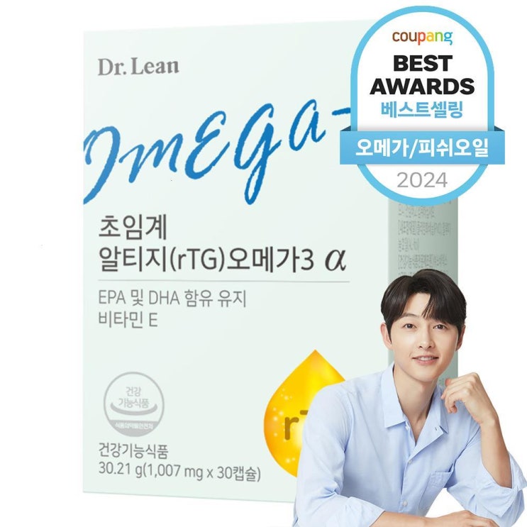  닥터린 초임계 알티지 오메가3 알파 30.21g, 30정, 하루 1개로 건강과 활력을 동시에