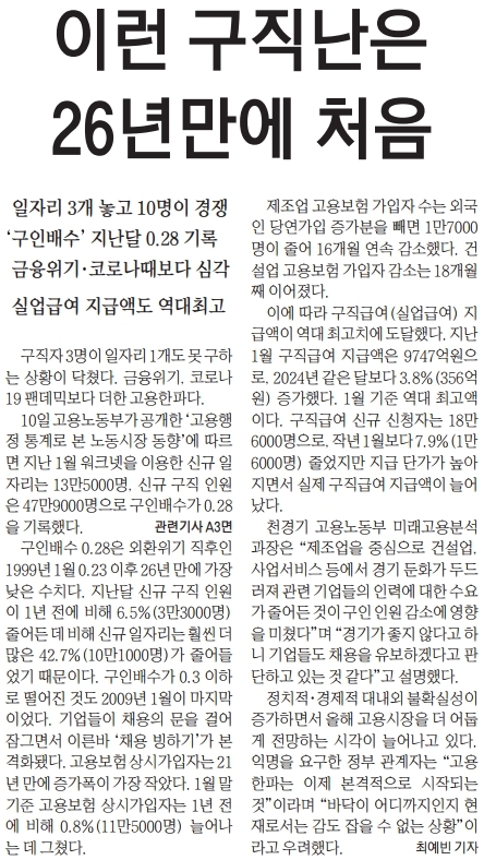  여유있게 보는 경제 뉴스(2월11일)