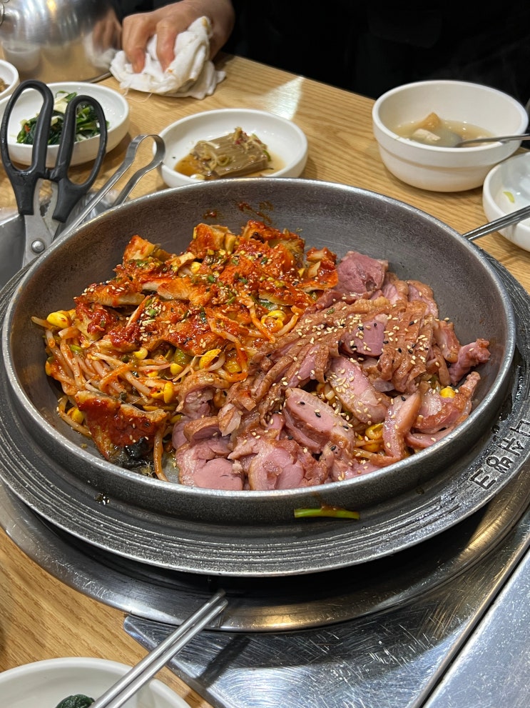  익산 • 황태찜이랑 오리고기가 같이 나오는 맛집, 만나먹거리촌