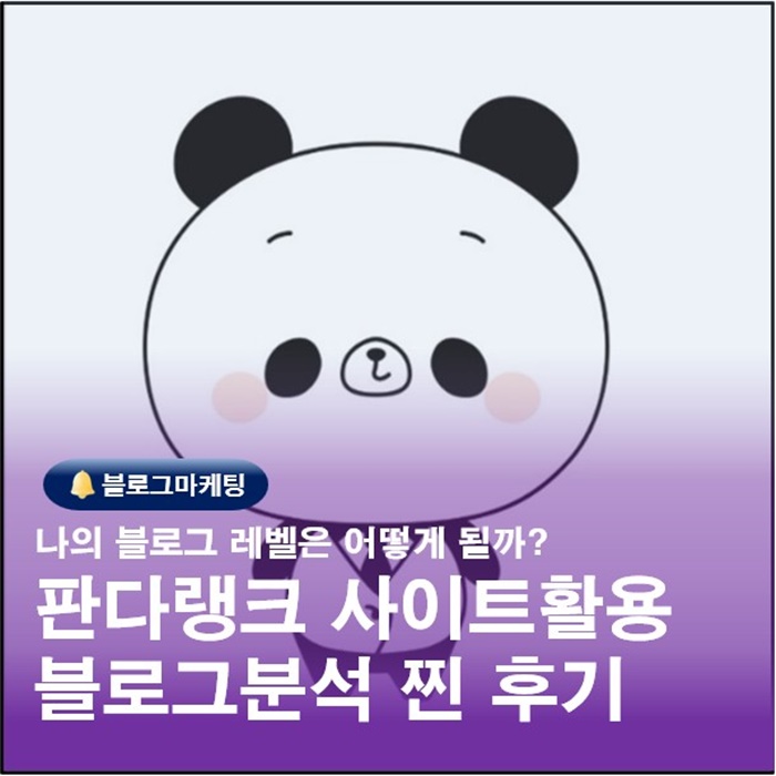  블로그무료분석 판다랭크 플랫폼 소상공인수익화 인터넷강좌
