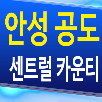  안성 공도 센트럴 카운티 즉시입주 공도읍 용두리 민간임대아파트 분양조건