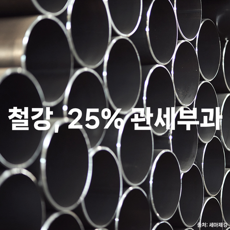 <b>트럼프</b> 철강 <b>관세 25</b>% 부과... 세아제강지주 등 관련주 주가는?