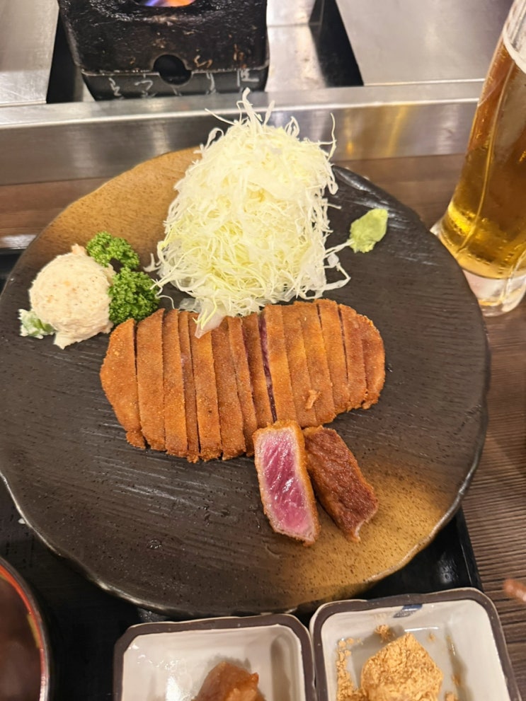  일본|오사카 맛집 추천 모토무라 규카츠 메뉴 및 웨이팅 후기