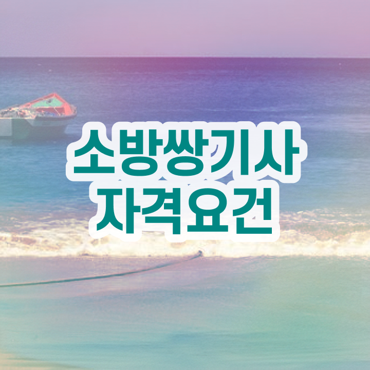  소방설비기사 자격요건 , 소방설비기사 시험응시자격 독학으로 쉽고 빠르게 완료한 과정