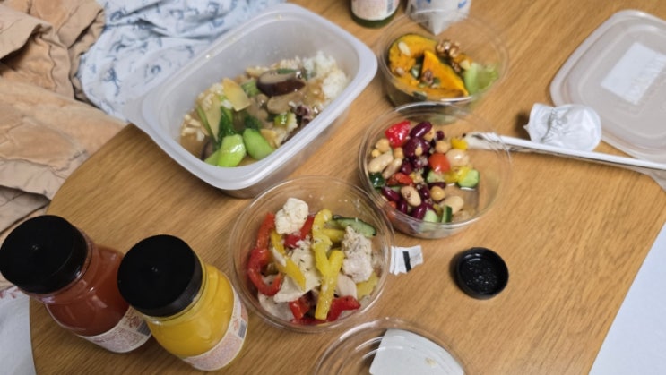  아산병원 지하 1층 푸드코트 맛집 이용 후기(남경 잡탕밥, H마트 샐러드, 쌀호두과자)