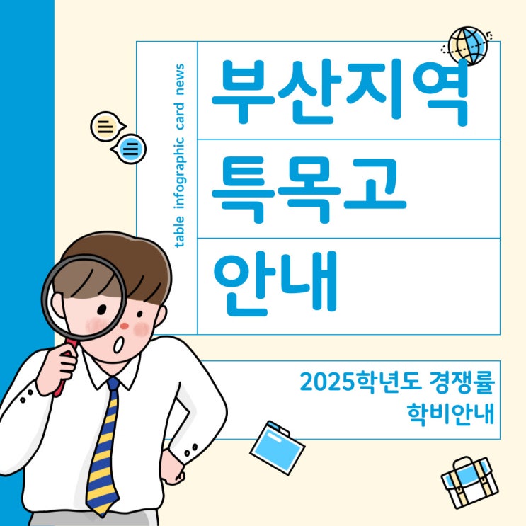  부산 특목고(과고, 외고) 2025학년도 경쟁률 정리 및 학비안내 (부산외고, 부일외고)