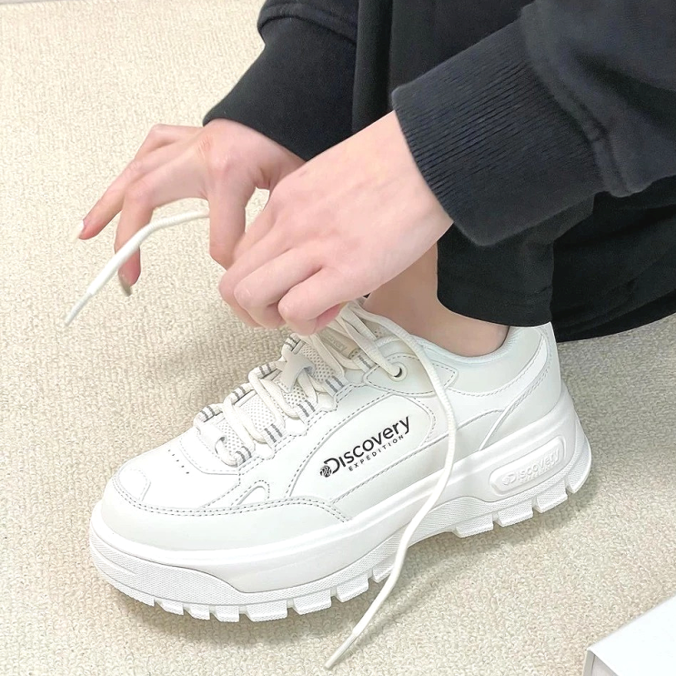  디스커버리 브릭 베이지 사이즈 키높이 운동화 추천