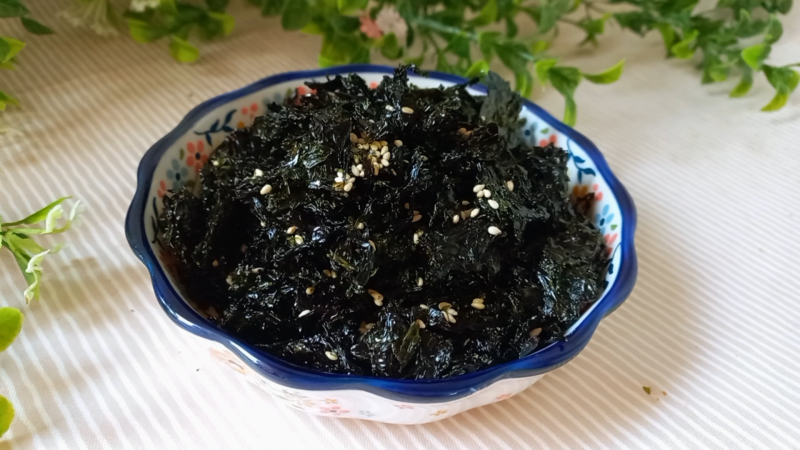 돌자반볶음만들기, 건파래볶음, 파래자반볶음