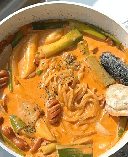 로제 떡볶이 황금레시피 재료 로제떡볶이 소스 만들기