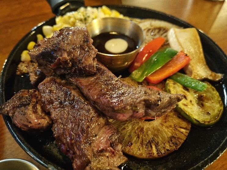  동탄 능동 맛집 코지하우스 10달러 스테이크, 먹물리조또