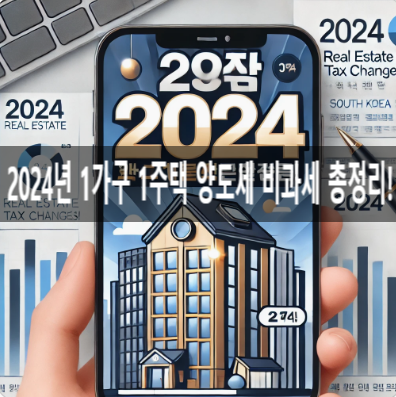  "2024년 1가구 1주택 양도세 비과세 총정리! 실거주 요건·절세 전략까지"