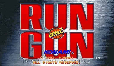  오락실 게임 기판 코나미 런앤건 Konami Run and Gun