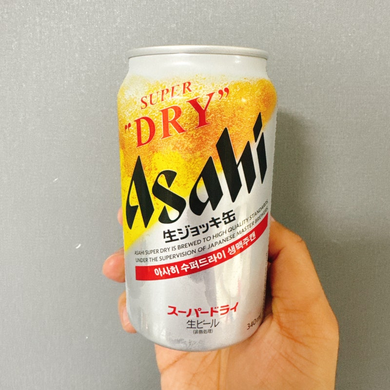 아사히 슈퍼드라이 캔 가격, 도수, 생맥주 시음 후기