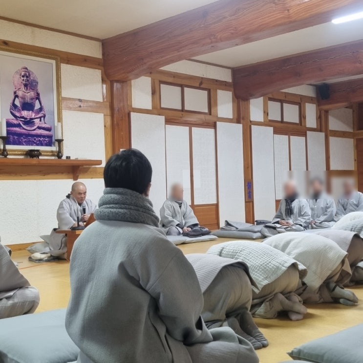 [안거일기]석종사 동안거 해제, <b>죽비</b> 내리고 자자회... 