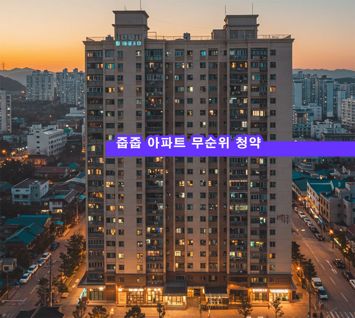 줍줍 아파트 무순위 청약 무주택자 거주 지역 제한 로또 위장전입