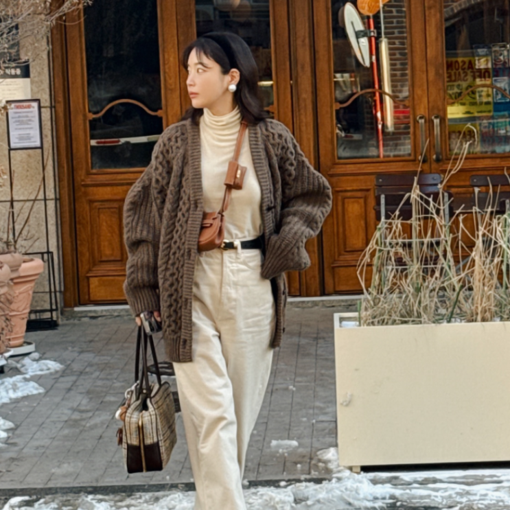  기은세 모카 감성 겨울룩 패션 아이템 어떤거?