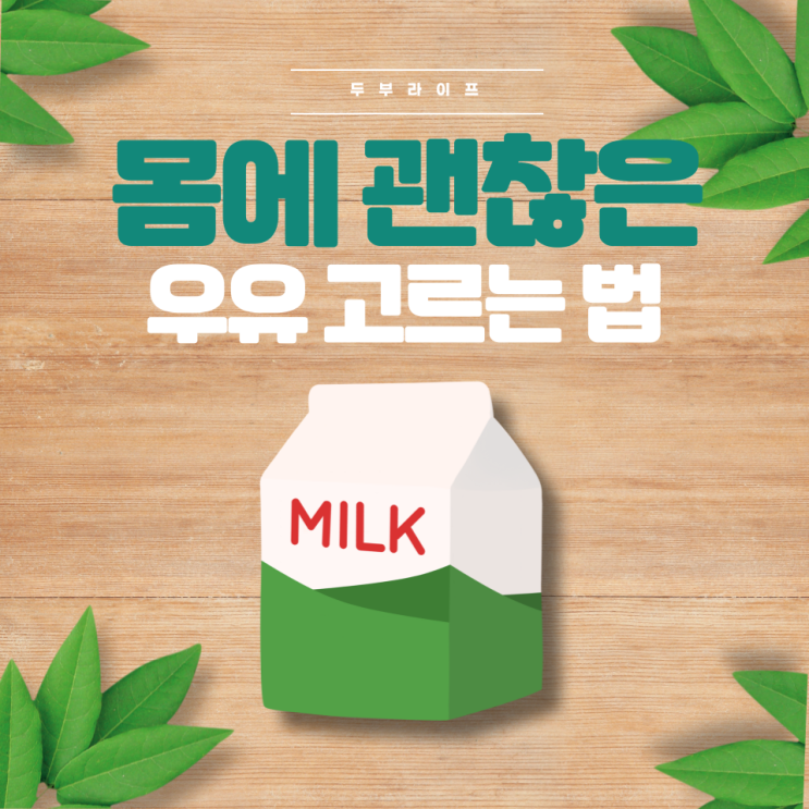  몸에 괜찮은 우유 고르는 법 (저온살균, 락토프리, 1등급, 유통기한)