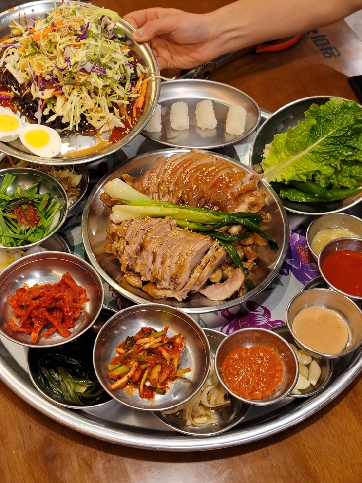  목포맛집 완미족발 목포하당점 족발오마카세
