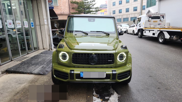  인천 벤츠G 바겐 W464 카링킷 멀티기능을 사용할수 있는 에어터치 작업