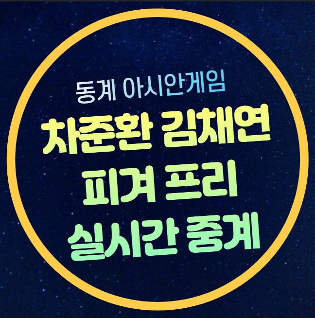 <b>차준환</b> 아시안게임 중계 남자... 동계<b>올림픽</b> 김현겸 김서영 <b>출전</b>
