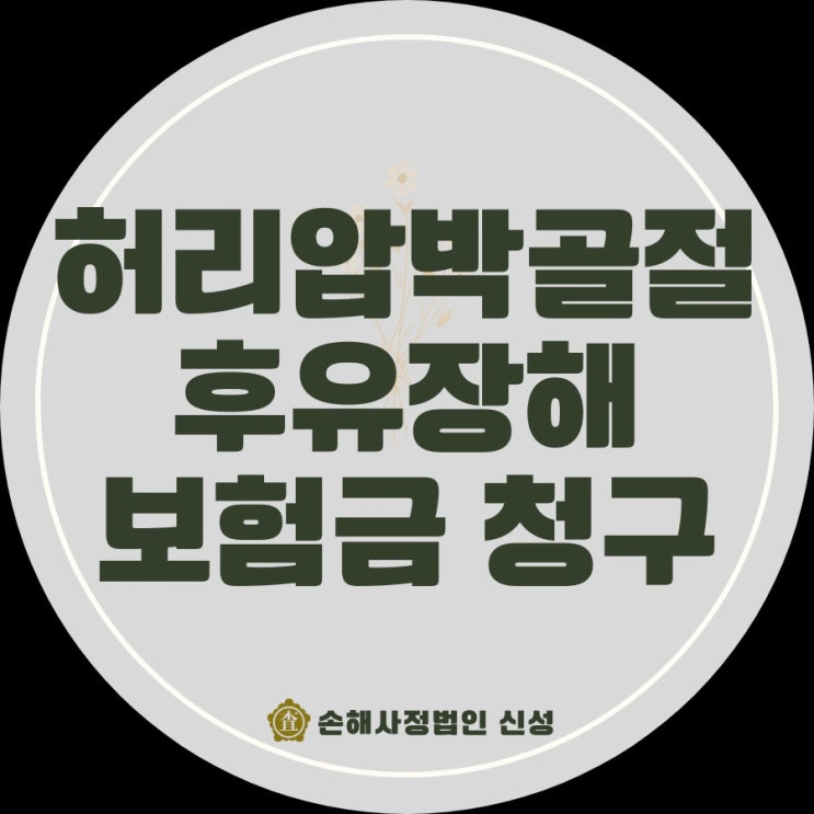 허리압박골절 후유장해, 제대로 보상받는 보험금 청구 전략, 실무 팁