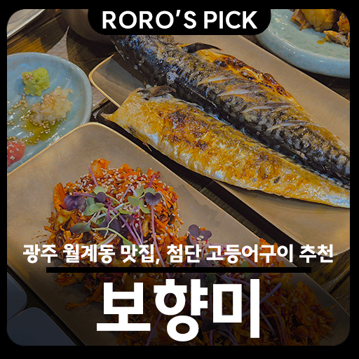  광주 월계동 맛집, 첨단 고등어구이 추천! 보향미 솔직 리뷰 ️