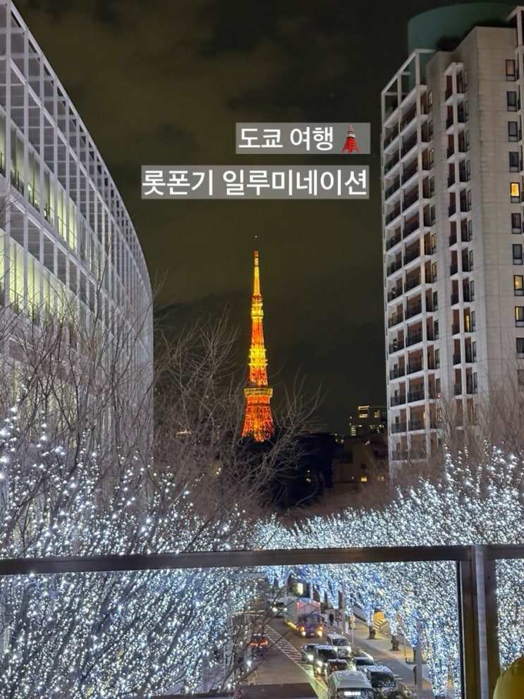 [일본 도쿄] 롯폰기힐즈 일루미네이션 기간 점등시간 포토스팟 위치 공유 겨울 도쿄여행 겨울도쿄 1일차