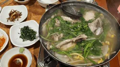 송내 법원맛집 최복집 가성비 복코스요리, 복지리