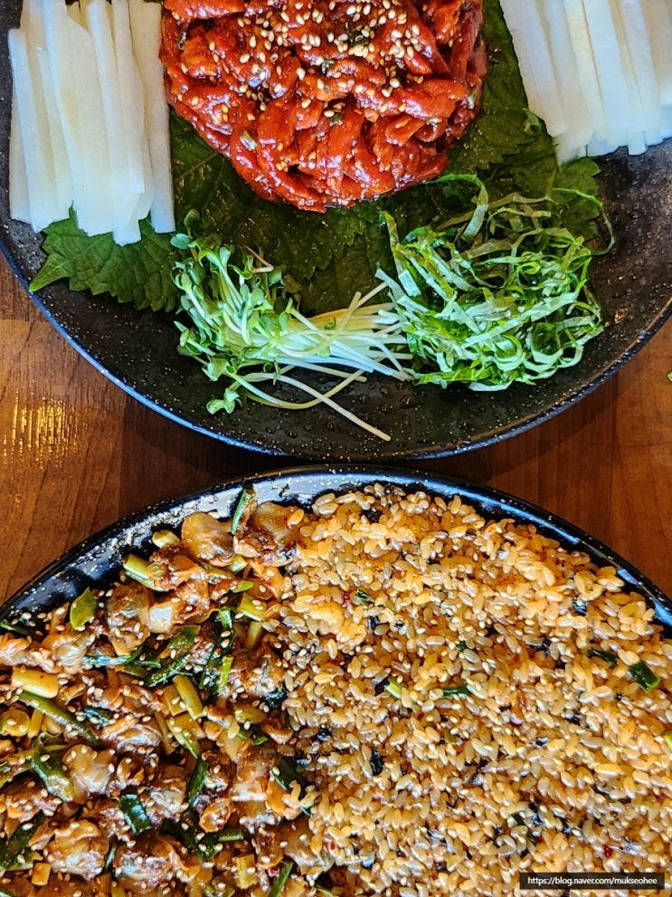  강릉 꼬막 비빔밥 맛집 콩새야 입암동 술집 데이트 육회