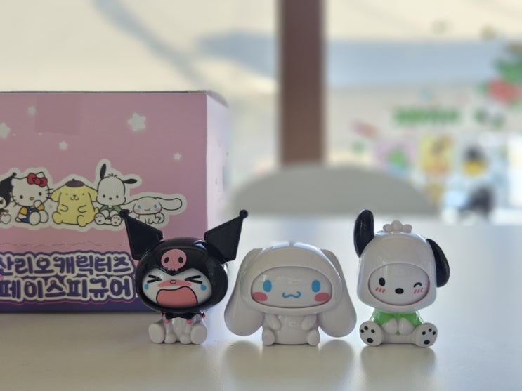  산리오 페이스피규어 다양한 표정이 귀여워