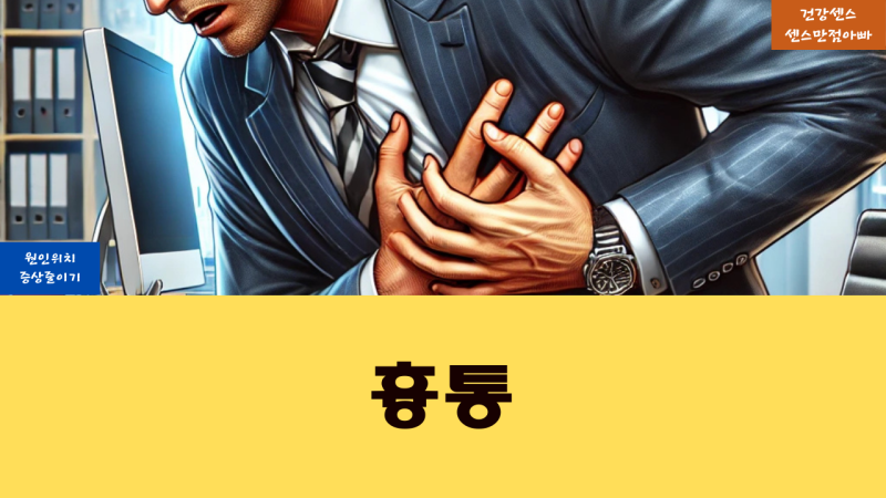 흉통 원인 위치 및 증상 줄이기 위한 방법