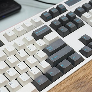 레오폴드 키보드 저소음적축 후기! FC900RBT PD 화이트 그레이
