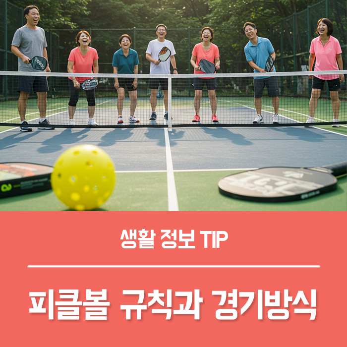  피클볼 규칙과 경기방식, 장비와 역사 총정리!