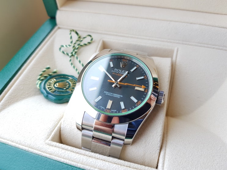  신세계 백화점 센텀점에서 2019년도에 구입한 롤렉스 밀가우스(Rolex Milgauss) 제품 개봉 및 상세 스펙
