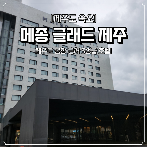  제주도 5성급 호텔 추천 메종 글래드 공항 근처 숙소