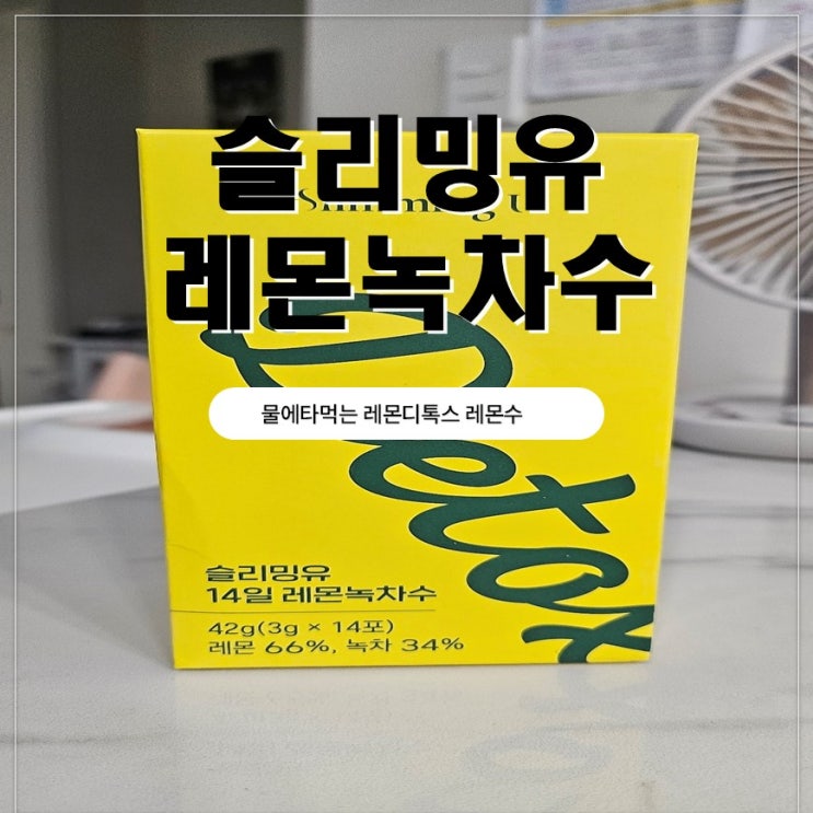  물에타먹는 디톡스 레몬수 슬리밍유 후기